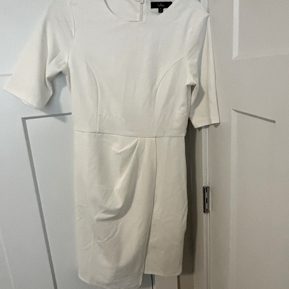 Lulus white cocktail dress